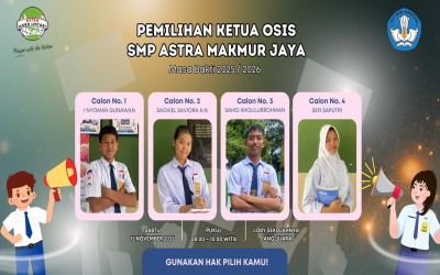 SEMANGAT DEMOKRASI MENGGEMA DALAM PEMILIHAN OSIS DI SMP ASTRA MAKMUR JAYA