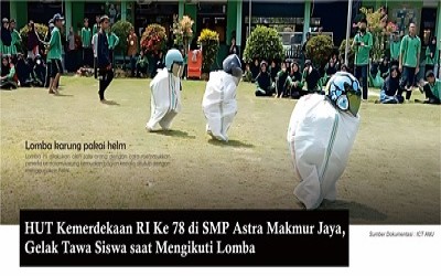 Gelak Tawa HUT Kemerdekaan RI di SMP Astra Makmur Jaya